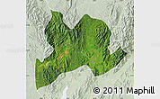 Satellite Map of Kamaing, lighten