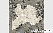 Shaded Relief Map of Kamaing, darken