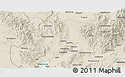 Shaded Relief Panoramic Map of Kamaing