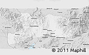 Silver Style Panoramic Map of Kamaing