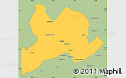 Savanna Style Simple Map of Kamaing