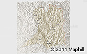 Shaded Relief 3D Map of Khawbude, lighten