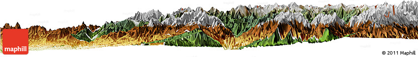 Satellite Horizon Map of Khawbude, physical outside