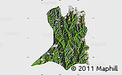 Satellite Map of Khawbude, single color outside