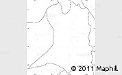 Blank Simple Map of Khawbude, no labels
