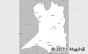 Gray Simple Map of Khawbude