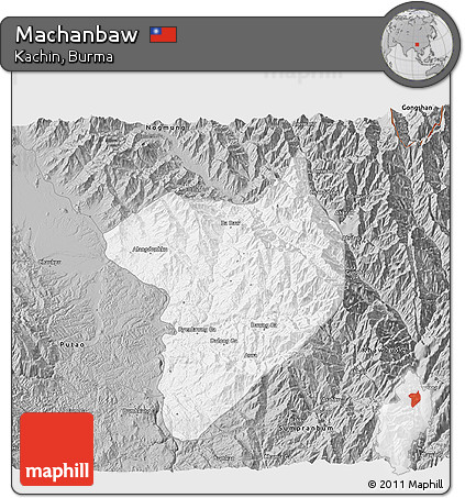Gray 3D Map of Machanbaw