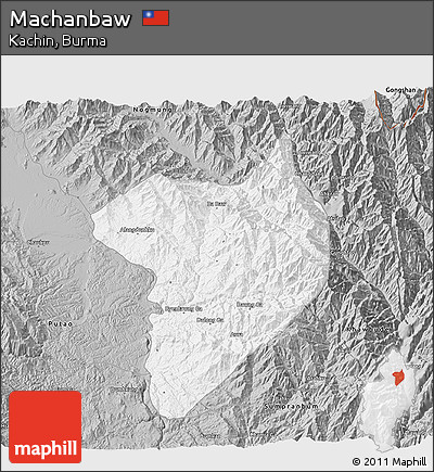 Gray 3D Map of Machanbaw