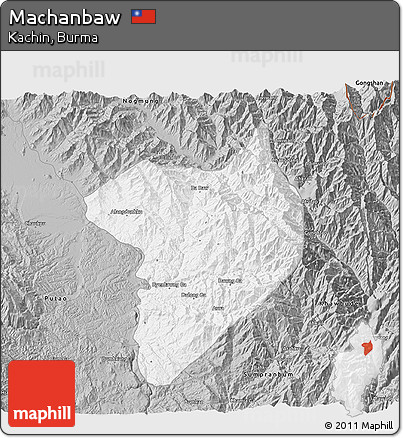 Gray 3D Map of Machanbaw