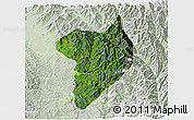 Satellite 3D Map of Machanbaw, lighten