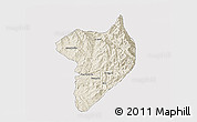 Shaded Relief 3D Map of Machanbaw, cropped outside