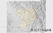 Shaded Relief 3D Map of Machanbaw, desaturated