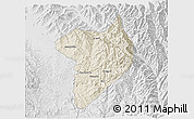 Shaded Relief 3D Map of Machanbaw, lighten, desaturated