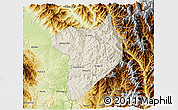 Shaded Relief 3D Map of Machanbaw, physical outside