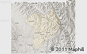 Shaded Relief 3D Map of Machanbaw, semi-desaturated