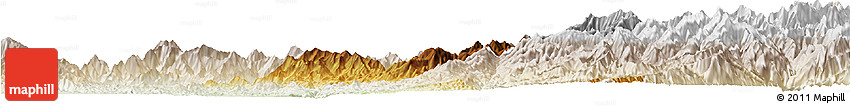 Physical Horizon Map of Machanbaw, lighten