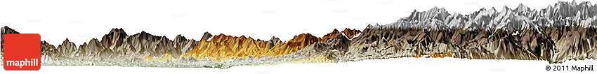 Physical Horizon Map of Machanbaw, semi-desaturated