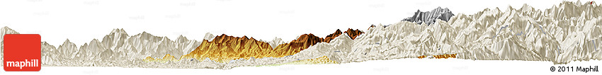 Physical Horizon Map of Machanbaw, shaded relief outside Physical Horizon Map of Machanbaw, shaded relief outside