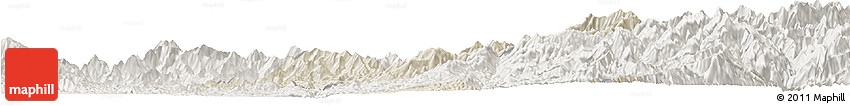 Shaded Relief Horizon Map of Machanbaw, lighten Shaded Relief Horizon Map of Machanbaw, lighten