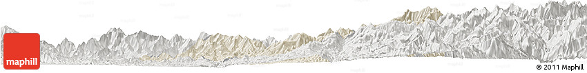 Shaded Relief Horizon Map of Machanbaw, lighten, semi-desaturated Shaded Relief Horizon Map of Machanbaw, lighten, semi-desaturated