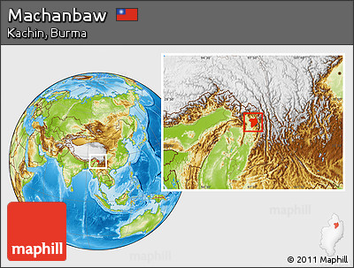 Physical Location Map of Machanbaw