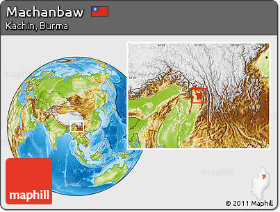Physical Location Map of Machanbaw