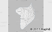 Gray Map of Machanbaw, single color outside