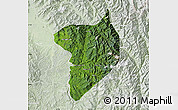 Satellite Map of Machanbaw, lighten