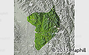Satellite Map of Machanbaw, lighten, semi-desaturated