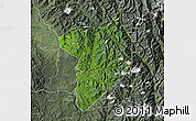 Satellite Map of Machanbaw, semi-desaturated