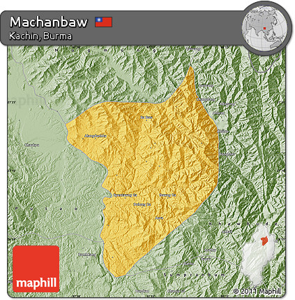 Savanna Style Map of Machanbaw