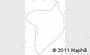 Blank Simple Map of Machanbaw, cropped outside, no labels