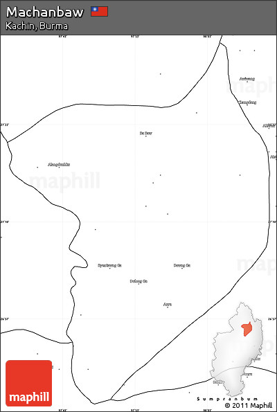 Blank Simple Map of Machanbaw