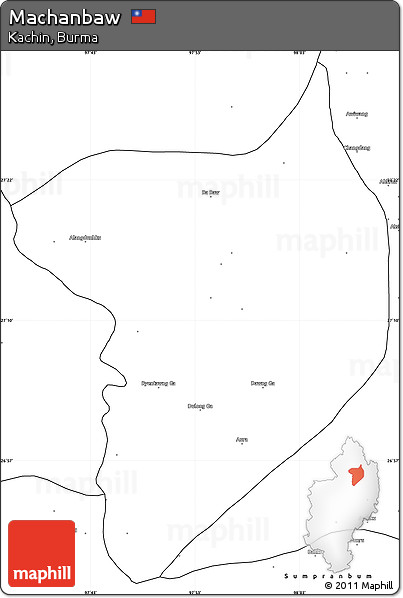 Blank Simple Map of Machanbaw