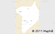 Classic Style Simple Map of Machanbaw, single color outside