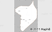 Gray Simple Map of Machanbaw, cropped outside