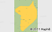 Savanna Style Simple Map of Machanbaw