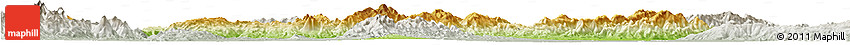 Physical Horizon Map of Mohnyin, lighten, semi-desaturated