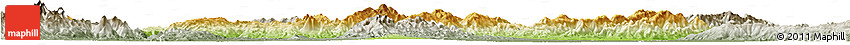 Physical Horizon Map of Mohnyin, semi-desaturated
