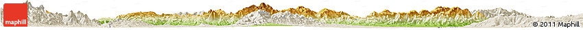 Physical Horizon Map of Mohnyin, shaded relief outside Physical Horizon Map of Mohnyin, shaded relief outside