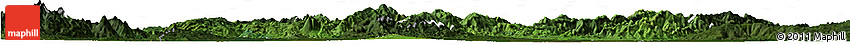 Satellite Horizon Map of Mohnyin, darken Satellite Horizon Map of Mohnyin, darken