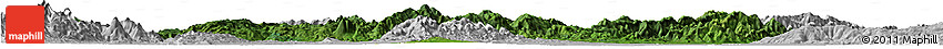 Satellite Horizon Map of Mohnyin, lighten, desaturated Satellite Horizon Map of Mohnyin, lighten, desaturated