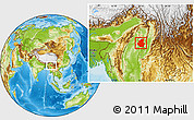 Physical Location Map of Mohnyin