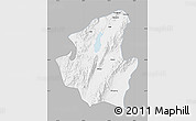 Gray Map of Mohnyin, single color outside