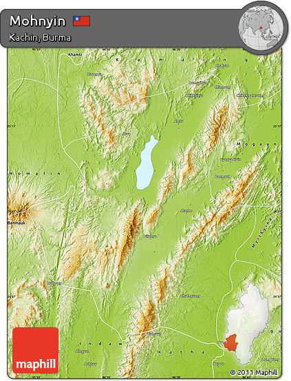 Physical Map of Mohnyin