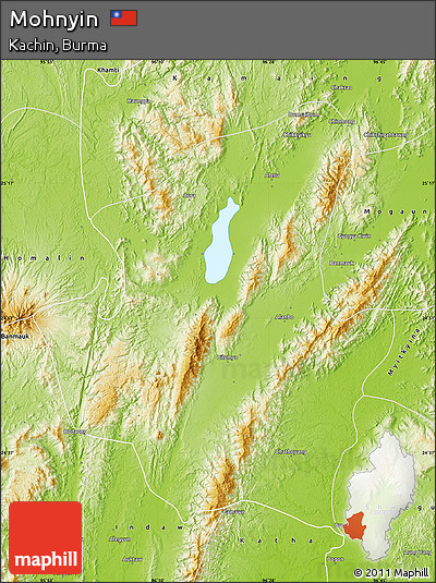 Physical Map of Mohnyin