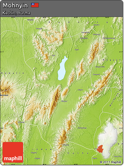 Physical Map of Mohnyin