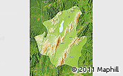 Physical Map of Mohnyin, satellite outside