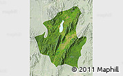 Satellite Map of Mohnyin, lighten