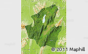 Satellite Map of Mohnyin, physical outside